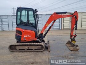 2015 Kubota U27-4 Mini Excavators For Auction: Leeds – 23rd, 24th, 25th, 26th October @ 08:00am full