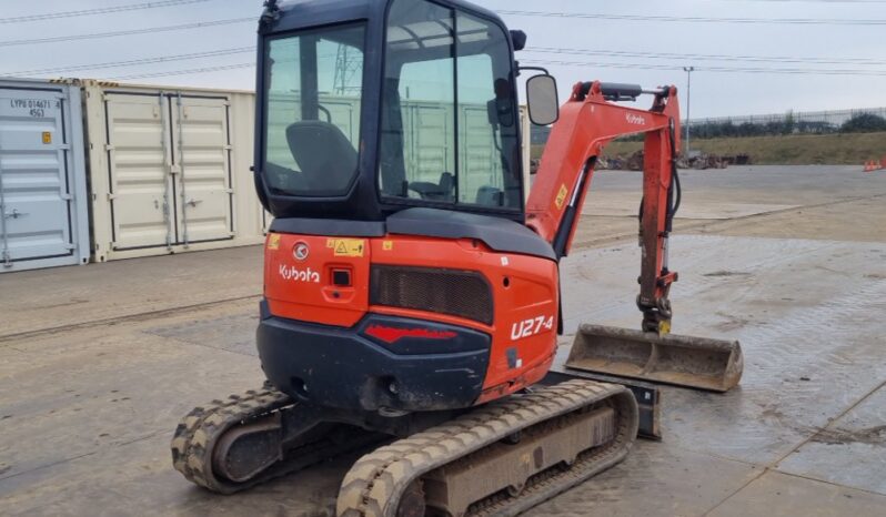 2015 Kubota U27-4 Mini Excavators For Auction: Leeds – 23rd, 24th, 25th, 26th October @ 08:00am full