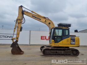 Komatsu PC130-7K 10 Ton+ Excavators For Auction: Leeds – 23rd, 24th, 25th, 26th October @ 08:00am full