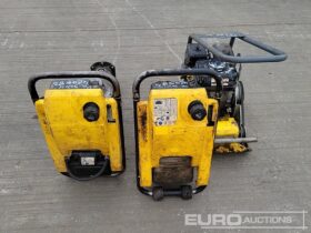 Wacker Neuson Petrol Trench Compator (2 of), Petrol Compaction Plate (Honda Engine) Asphalt / Concrete Equipment For Auction: Leeds – 23rd, 24th, 25th, 26th October @ 08:00am full