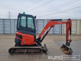 2015 Kubota U27-4 Mini Excavators For Auction: Leeds – 23rd, 24th, 25th, 26th October @ 08:00am full