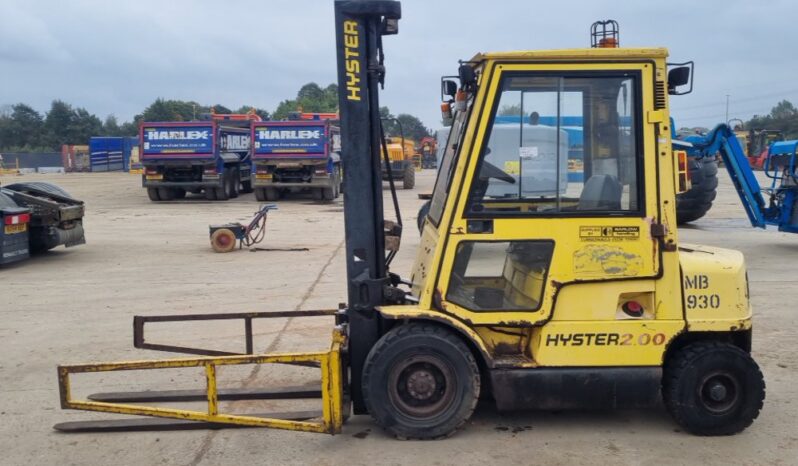 Hyster H2.00XM Forklifts For Auction: Leeds – 23rd, 24th, 25th, 26th October @ 08:00am full