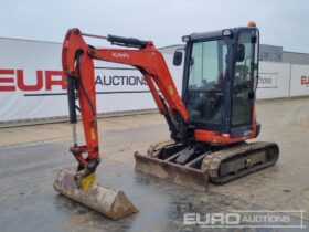 2015 Kubota U27-4 Mini Excavators For Auction: Leeds – 23rd, 24th, 25th, 26th October @ 08:00am