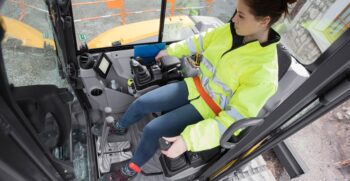 Women in construction machinery