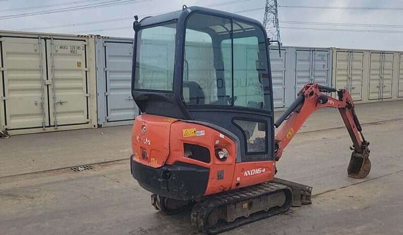 2016 Kubota KX016-4 Mini Excavators For Auction: Leeds – 23rd, 24th, 25th, 26th October @ 08:00am full