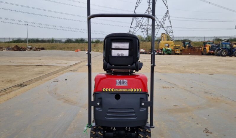 Unused 2024 Kingkong K12 Mini Excavators For Auction: Leeds – 23rd, 24th, 25th, 26th October @ 08:00am full