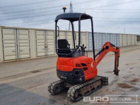 2016 Kubota U17-3A Mini Excavators For Auction: Leeds – 23rd, 24th, 25th, 26th October @ 08:00am full