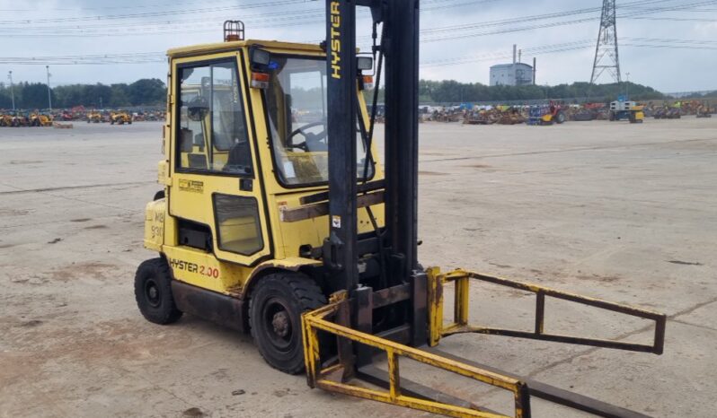 Hyster H2.00XM Forklifts For Auction: Leeds – 23rd, 24th, 25th, 26th October @ 08:00am full