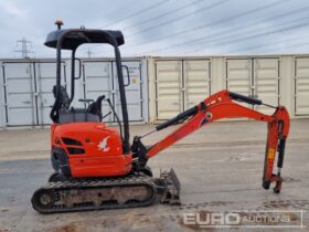 2016 Kubota U17-3A Mini Excavators For Auction: Leeds – 23rd, 24th, 25th, 26th October @ 08:00am full