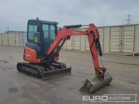 2016 Kubota U27-4 Mini Excavators For Auction: Leeds – 23rd, 24th, 25th, 26th October @ 08:00am full