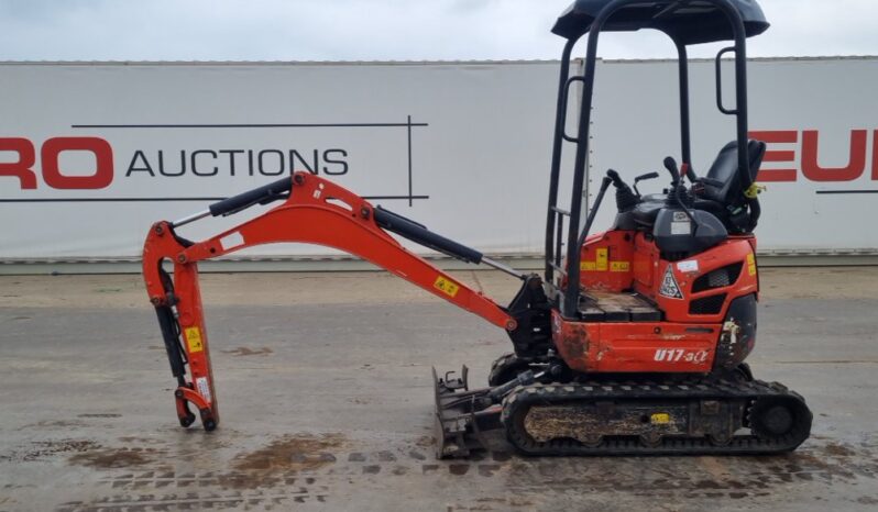 2019 Kubota U17-3A Mini Excavators For Auction: Leeds – 23rd, 24th, 25th, 26th October @ 08:00am full