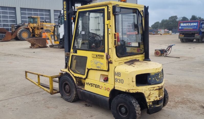 Hyster H2.00XM Forklifts For Auction: Leeds – 23rd, 24th, 25th, 26th October @ 08:00am full