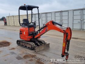 2016 Kubota U17-3A Mini Excavators For Auction: Leeds – 23rd, 24th, 25th, 26th October @ 08:00am full