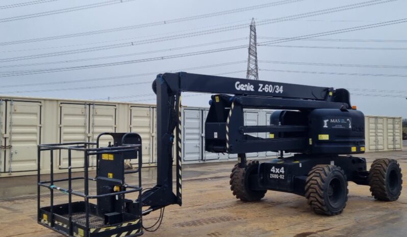 Genie Z60/34 Manlifts For Auction: Leeds – 23rd, 24th, 25th, 26th October @ 08:00am