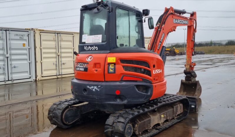 2016 Kubota U55-4 Mini Excavators For Auction: Leeds – 23rd, 24th, 25th, 26th October @ 08:00am full