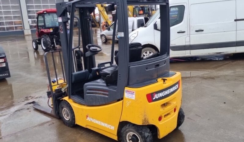 Jungeinrich Electric Forklift, 3 Stage Free Lift Mast, Side Shift, Forks, Charger Forklifts For Auction: Leeds – 23rd, 24th, 25th, 26th October @ 08:00am full