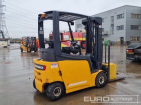 Jungeinrich Electric Forklift, 3 Stage Free Lift Mast, Side Shift, Forks, Charger Forklifts For Auction: Leeds – 23rd, 24th, 25th, 26th October @ 08:00am full