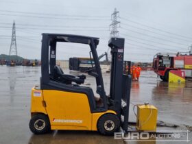 Jungeinrich Electric Forklift, 3 Stage Free Lift Mast, Side Shift, Forks, Charger Forklifts For Auction: Leeds – 23rd, 24th, 25th, 26th October @ 08:00am full