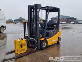 Jungeinrich Electric Forklift, 3 Stage Free Lift Mast, Side Shift, Forks, Charger Forklifts For Auction: Leeds – 23rd, 24th, 25th, 26th October @ 08:00am