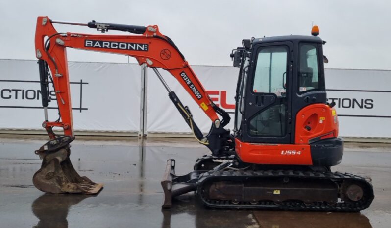 2016 Kubota U55-4 Mini Excavators For Auction: Leeds – 23rd, 24th, 25th, 26th October @ 08:00am full