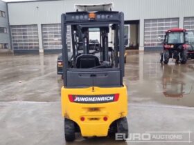 Jungeinrich Electric Forklift, 3 Stage Free Lift Mast, Side Shift, Forks, Charger Forklifts For Auction: Leeds – 23rd, 24th, 25th, 26th October @ 08:00am full