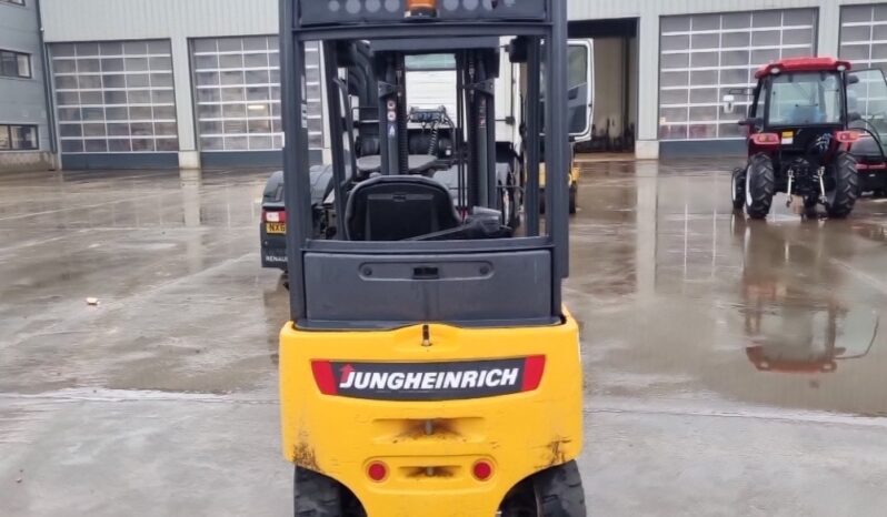 Jungeinrich Electric Forklift, 3 Stage Free Lift Mast, Side Shift, Forks, Charger Forklifts For Auction: Leeds – 23rd, 24th, 25th, 26th October @ 08:00am full