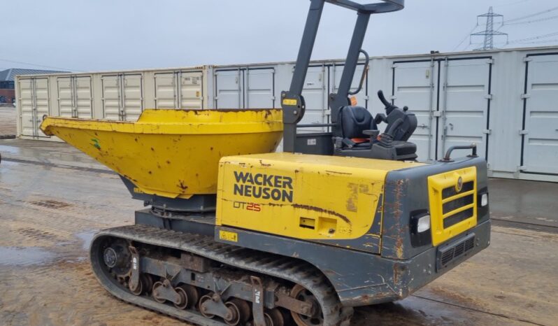 2017 Wacker Neuson DT25 Tracked Dumpers For Auction: Leeds – 23rd, 24th, 25th, 26th October @ 08:00am full