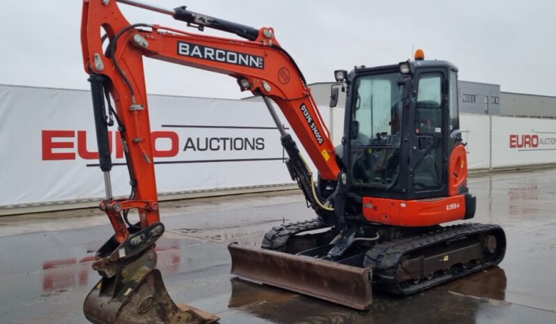 2016 Kubota U55-4 Mini Excavators For Auction: Leeds – 23rd, 24th, 25th, 26th October @ 08:00am