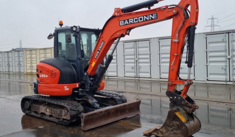 2016 Kubota U55-4 Mini Excavators For Auction: Leeds – 23rd, 24th, 25th, 26th October @ 08:00am full