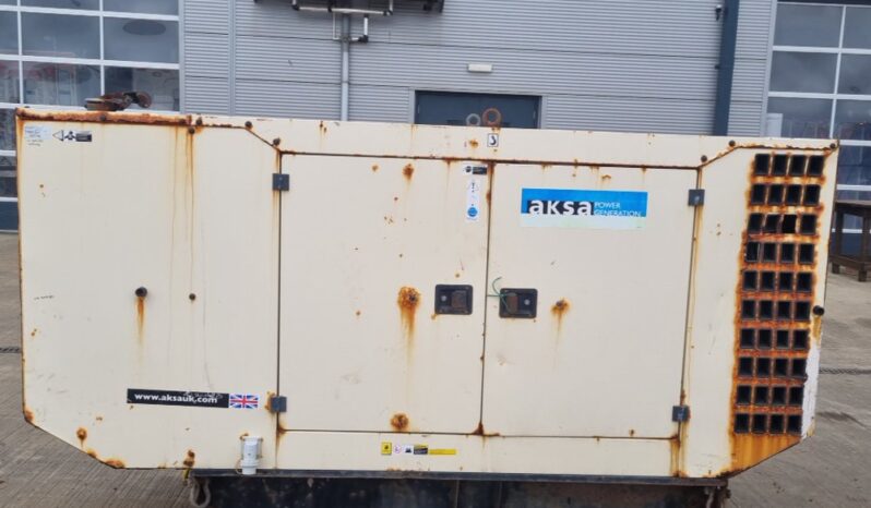 2014 Aksa 110kVA Static Generator, John Deere Engine Generators For Auction: Leeds – 23rd, 24th, 25th, 26th October @ 08:00am full