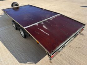 IFOR WILLIAMS E11 TWIN AXLE FLATBED TRAILER 4.27M X 1.98M WITH RAMPS full