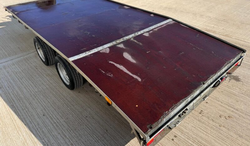 IFOR WILLIAMS E11 TWIN AXLE FLATBED TRAILER 4.27M X 1.98M WITH RAMPS full