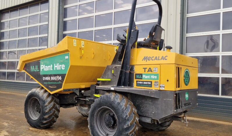 2022 Mecalac TA9 Site Dumpers For Auction: Leeds – 23rd, 24th, 25th, 26th October @ 08:00am full