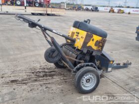 Mecalac Single Drum Vibrating Pedestrian Roller, Single Axle Trailer Asphalt / Concrete Equipment For Auction: Leeds – 23rd, 24th, 25th, 26th October @ 08:00am full