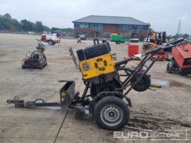 Mecalac Single Drum Vibrating Pedestrian Roller, Single Axle Trailer Asphalt / Concrete Equipment For Auction: Leeds – 23rd, 24th, 25th, 26th October @ 08:00am full