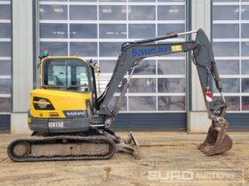 2016 Volvo ECR58D Mini Excavators For Auction: Leeds – 23rd, 24th, 25th, 26th October @ 08:00am full