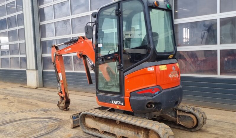 2018 Kubota U27-4 Mini Excavators For Auction: Leeds – 23rd, 24th, 25th, 26th October @ 08:00am full