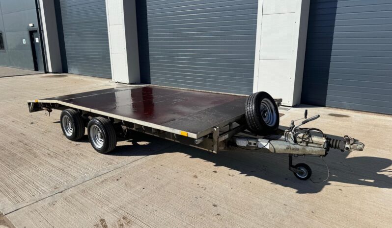 IFOR WILLIAMS E11 TWIN AXLE FLATBED TRAILER 4.27M X 1.98M WITH RAMPS full