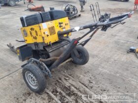 Mecalac Single Drum Vibrating Pedestrian Roller, Single Axle Trailer Asphalt / Concrete Equipment For Auction: Leeds – 23rd, 24th, 25th, 26th October @ 08:00am full