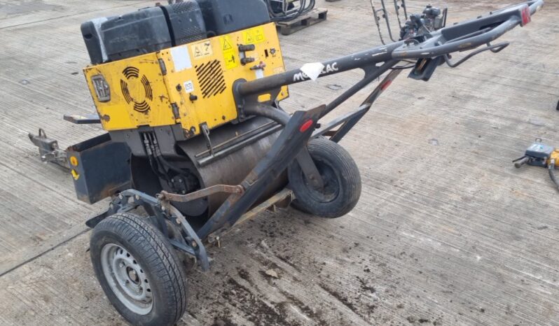 Mecalac Single Drum Vibrating Pedestrian Roller, Single Axle Trailer Asphalt / Concrete Equipment For Auction: Leeds – 23rd, 24th, 25th, 26th October @ 08:00am full