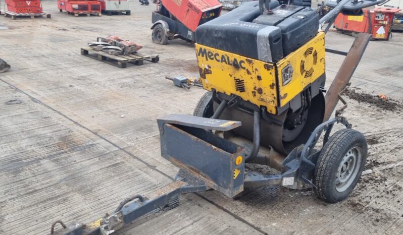 Mecalac Single Drum Vibrating Pedestrian Roller, Single Axle Trailer Asphalt / Concrete Equipment For Auction: Leeds – 23rd, 24th, 25th, 26th October @ 08:00am