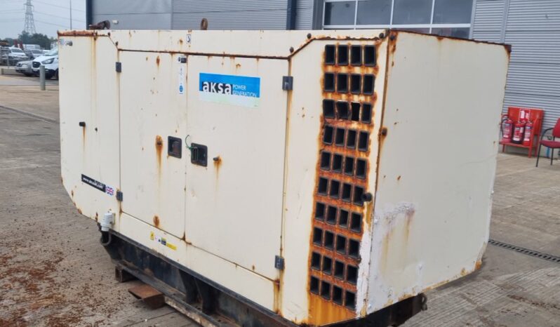 2014 Aksa 110kVA Static Generator, John Deere Engine Generators For Auction: Leeds – 23rd, 24th, 25th, 26th October @ 08:00am full