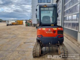 2018 Kubota U27-4 Mini Excavators For Auction: Leeds – 23rd, 24th, 25th, 26th October @ 08:00am full