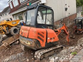 2014 Hitachi ZX27-3 CLR Mini Excavators For Auction: Leeds – 23rd, 24th, 25th, 26th October @ 08:00am full