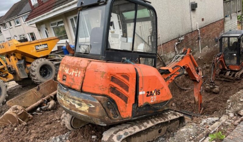 2014 Hitachi ZX27-3 CLR Mini Excavators For Auction: Leeds – 23rd, 24th, 25th, 26th October @ 08:00am full