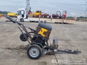 Mecalac Single Drum Vibrating Pedestrian Roller, Single Axle Trailer Asphalt / Concrete Equipment For Auction: Leeds – 23rd, 24th, 25th, 26th October @ 08:00am full