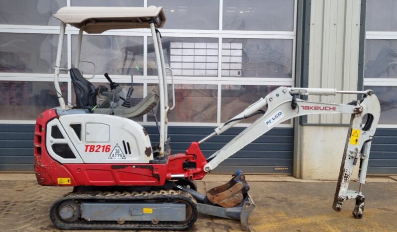 2018 Takeuchi TB216 Mini Excavators For Auction: Leeds – 23rd, 24th, 25th, 26th October @ 08:00am full