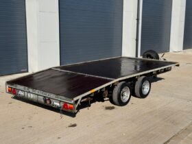 IFOR WILLIAMS E11 TWIN AXLE FLATBED TRAILER 4.27M X 1.98M WITH RAMPS full