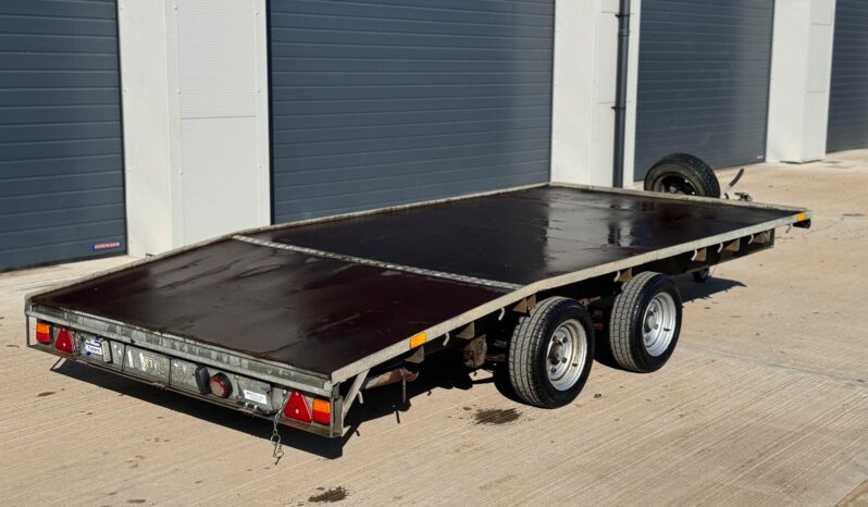 IFOR WILLIAMS E11 TWIN AXLE FLATBED TRAILER 4.27M X 1.98M WITH RAMPS full