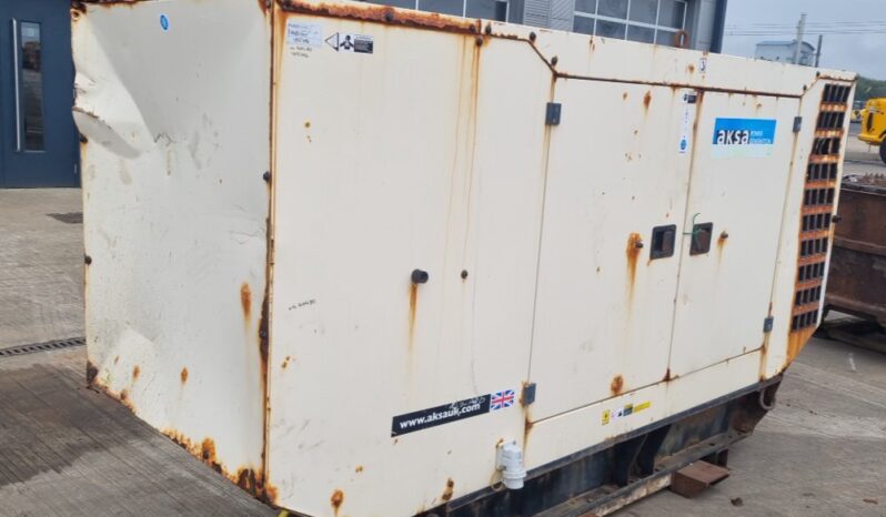 2014 Aksa 110kVA Static Generator, John Deere Engine Generators For Auction: Leeds – 23rd, 24th, 25th, 26th October @ 08:00am full